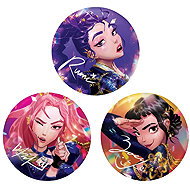 K-POP Demon hunters: Characters - placky set 3 ks - Badge