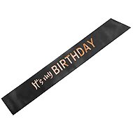 PARTYDECO Šerpa It's my birthday, černá - Party Accessories