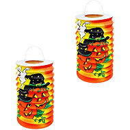 Rappa Lampion dýně, halloween 15 cm, 2 ks - Chinese Lantern