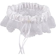 Empt lace wedding garter - white - Costume Accessory