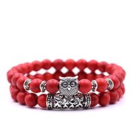 Gaira Bracelet Owl 3349 Jasper red - Bracelet