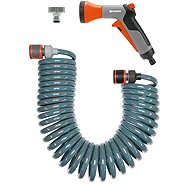 GARDENA Spiral Hose 9mm, 10m - Set with Shower Head - Garden Hose