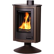 MASTERFLAMME Piccolo II, brown - velvety - Wood Stove