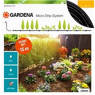 GARDENA MDS Starter Set for Flowerbeds/Rows 15m - Drip Hose