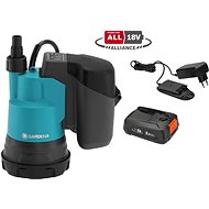 GARDENA 2000/2 Cordless Submersible Pressure Pump for Clean Water - Set - Submersible Pump