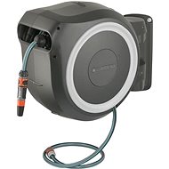 GARDENA RollUp L Wall-Mounted Hose Reel 30m, White - Garden Hose Reel