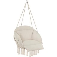 Tectake Samira hanging armchair, beige - Hanging Chair
