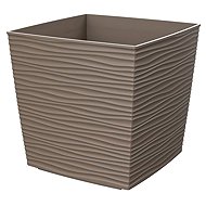 Gardino Planter FINESA 35 × 35 cm, 34,6 cm high, mocca - Flower Pot