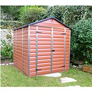 PALRAM Garden house SKYLIGHT, 6 x 8 m, brown - Garden Shed