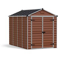 PALRAM Garden house SKYLIGHT, 6 x 10 m, brown - Garden Shed
