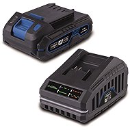 SCHEPPACH Charger and battery set 2Ah, 20V IXES SBSK2.0 - Charger and Spare Batteries