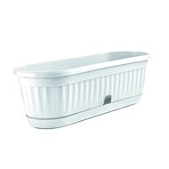 Gardino Mediteran 22 × 11,5 × height 8,5 cm, white - Flower Pot