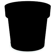Gardino Melrose Glamour d. 18 cm / h. 19 cm, anthracite - Flower Pot