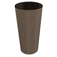 GARDINO Flowerpot FINESA diameter 25 cm, height 46,5 cm, mocca - Flower Pot