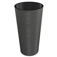 GARDINO Flowerpot FINESA diameter 25 cm, height 46,5 cm, anthracite - Flower Pot