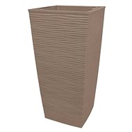 GARDINO Flowerpot FINESA 30 × 30 cm, 57 cm high, mocca - Flower Pot