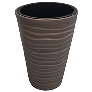 GARDINO Flowerpot BORA diameter 40 cm, height 75 cm, mocca - Flower Pot