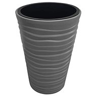 GARDINO Flowerpot BORA diameter 36 cm, height 62 cm, grey - Flower Pot
