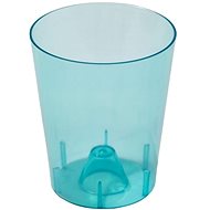 GARDINO Flowerpot ORCHID LUX 16 × 14 cm, transparent - green - Flower Pot