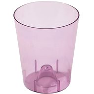 GARDINO Flowerpot ORCHID LUX 16 × 14 cm, transparent - purple - Flower Pot