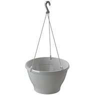 GARDINO Hanging flowerpot ESPRIT diameter 26 cm, height 16,5 cm, white - Flower Pot