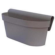 GARDINO ESPRIT railing chest, 30 cm, mocca - Flower Box