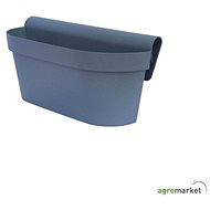 GARDINO ESPRIT railing chest, 30 cm, anthracite - Flower Box