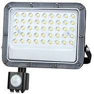Garsaco Premium ultra-thin LED spotlight grey, with motion sensor, 30 W 2600 lm, cold light colour - LED Reflector