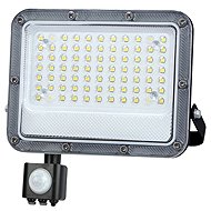 Garsaco Premium ultra-thin LED spotlight grey, with motion sensor, 50 W 4800 lm, cold light colour - LED Reflector
