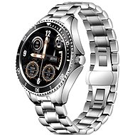 Garett Men 4S silver-black steel - Smart Watch