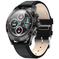 Garett Men Style black leather - Smart Watch