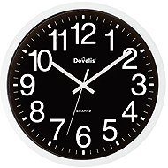 Garsaco Classic Wall Clock with large numerals 25 cm, black - Wall Clock