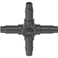 GARDENA MDS 4-Way Connector, 4.6mm – 10 pcs per pack - Pipe Coupling