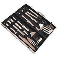 RIWALL PRO Barbecue tool set RBBQ 7S Set, stainless steel, 7 pcs, case - Grill Accessory