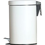 Gastro Metal pedal bin 3 L, white - Rubbish Bin