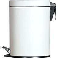 Gastro Metal pedal bin 5 L, white - Rubbish Bin