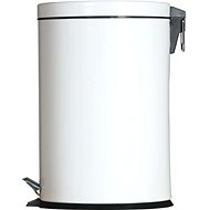 Gastro Metal pedal bin 20 L, white - Rubbish Bin