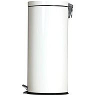 Gastro Metal pedal bin 30 L, white - Rubbish Bin