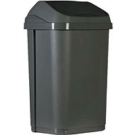 Gastro Basket with swivel lid 50 L, grey - Rubbish Bin