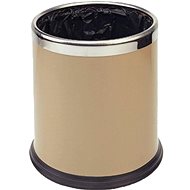 Gastro Metal waste bin double wall 10 L, beige - Rubbish Bin