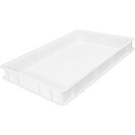 Gastro Plastic crate 13 L, 60 × 40 × 7 cm, white - Gastro Container