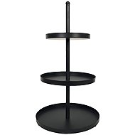 Gastro Elevator three tier, black metal, height 350 mm, diameter 250 mm - Tiered Stand
