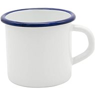 Gastro Enamel mug 350 ml, white/blue - Mug
