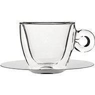 Luigi Bormioli cup 165 ml + saucer 2pcs - Thermo-Glass