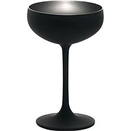 Stölzle Elements Sparkling wine glass 230 ml, black / silver, 6 pcs - Glass