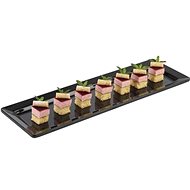 APS Tray GN 2/4 melamine 530x162 black - Tray