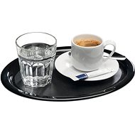 APS Serving tray oval 26 x 20 cm melamine, black - Tray