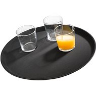 APS Tray tray 40,5 cm, round, black - Tray