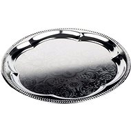 APS Serving tray 35 cm round chrome - Tray