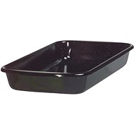 Riess Enamel sheet Profi 38x22,5 cm, black - Roasting Pan